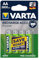 OISE ART STORE Trade Shop - 4 Pile Varta Stilo Batterie AA Alkaline Ricaricabili 2600mah Nimh Hr6 1.2v Accu