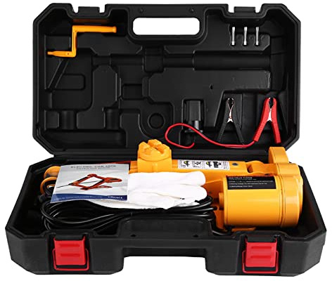 Elektrisk domkraft 12 volt, elektrisk domkraft, 2 ton 12 V likström automatisk elektrisk domkraft för garage och nödutrustning