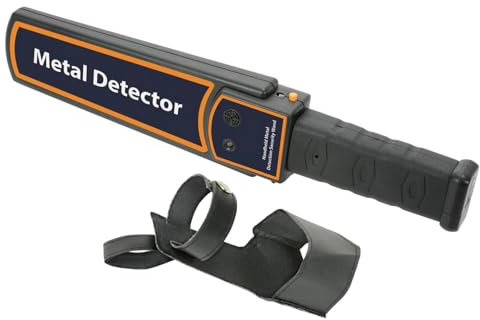 Ex-Pro Highly Sensitive Security Hand Held Metal Detector Body Scanner Wand with Vibration Alert and Holster