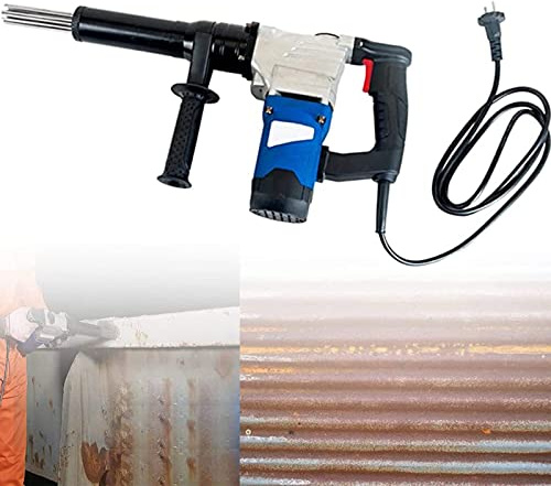 Electric Needle Derusting Gun 1100w Electric Needle Derusting Gun,Hand Held Needle Scaler Rust Removal Cleaning Machine,Welding Slag Cleaner,Remover Welding Slag Cleaner,Rust Removal Machine