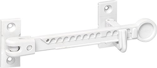 ABUS Arrêt de fenêtre Nino Protection de supplément pour fenêtres basculantes - Verrou de fenêtre - Régulateur de basculement pour régler l'ouverture de la fenêtre - blanc - 73127