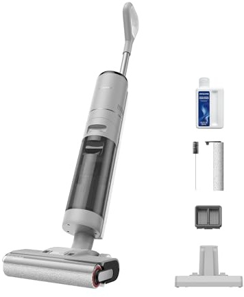 DREAME G10 Pro Aspirapolvere Lavapavimenti, Aspirazione da 16.000 Pa, Spazzola che Pulisce sui Due Lati, Pulizia Automatica con Doppia Rotazione, Autonomia di 35 Min, Ampio Display LED, 75 dBA