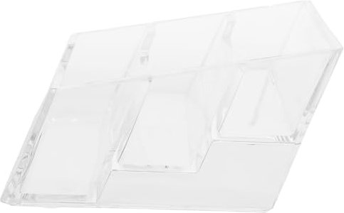 CAXUSD Visitenkartenhalter Aus Robustem Pp-material Transparenter Karten-organizer Für Schreibtisch Stabiler Kartenständer Mit Klarem Design Visitenkarten-aufbewahrungsbox Für