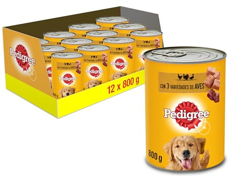 Pedigree Våtfoder för hundar smak av fjäderfä i pate burk 12 x 800 g