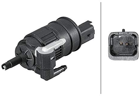 HELLA 8TW 006 848-141 Pompa acqua lavaggio, Pulizia cristalli, 12V, elettrico