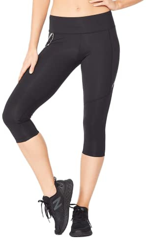 2XU Aero Vent Mid-Rise Compression 3/4 Tights - Kompressionsbyxor - Bohemisk - Dam
