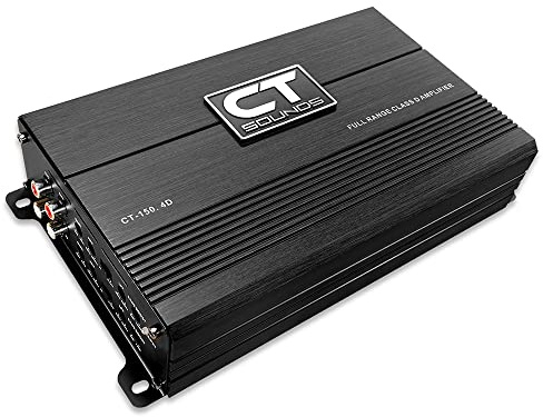 CT Sounds CT-150.4D Full-Range Class D 4 Channel Car Audio Amplifier, 1000 Watts RMS