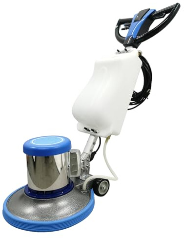 HQHAOTWU Floor Scrubber Buffer Polisher Commercial Floor Scrubber Machine 17 Tile Floor Cleaning and Polishing Machine 110V 1100W