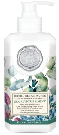 Michel Design Works Eucalyptus & Mint Hand and Body Lotion, 354 ml, Shea Butter and Aloe Moisturiser