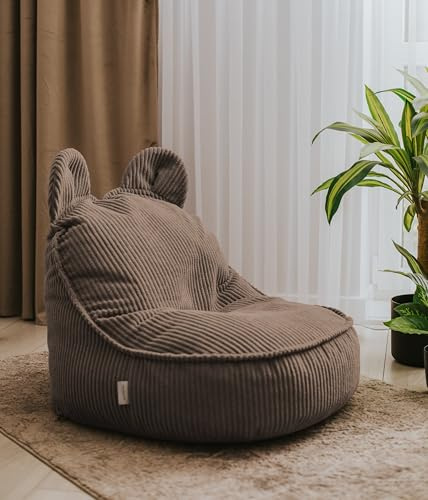 Mumin Poltrona per bambini in velluto a coste Accogliente e morbida perfetta per la cameretta dei bambini
