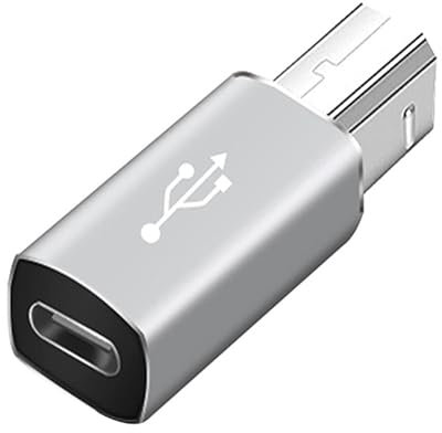 Conector Hembra Tipo C B - Adaptador De Impresora USB 2.0 Adaptador USB Tipo C Para Impresora Disco Duro Estación De Acoplamiento Fax Escáner Adaptador De Impresora USB 2.0 Tipo C, Convertidor