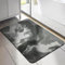 Bebaimis Tappetino da Bagno Antiscivolo,Super Assorbente, Tappetino in Fango Diatomeico ad Asciugatura Rapida, Ultrasottile, Facile da Pulire, Adatto per la porta del Bagno, Soggiorno,40x60cm