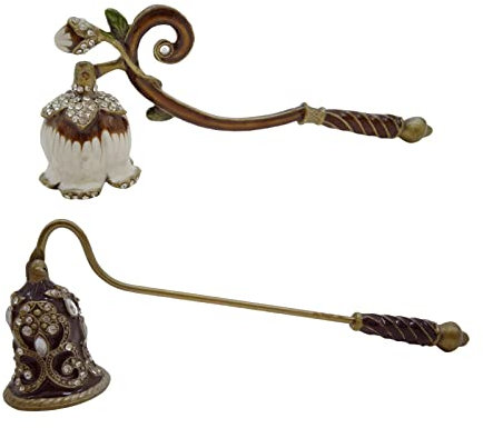 kowaku 2 Eleganti Spegni Candele Vintage con Manico Lungo per Spegnere