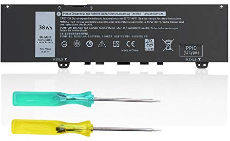 F62G0 Laptop Battery Replacement for Dell Inspiron 13 7380 7386 7370 7373 5370 Vostro 13-5370-D1505G Series CHA01 RPJC3 RPJC3 0RPJC3 39DY5 F62GO