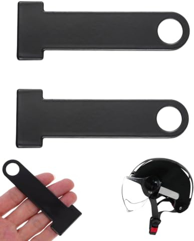 BTACGWP Antivol Casque Moto, Verrou de Casque Aluminium 2 Pièces avec Chaîne, Serrure PIN Heavy Duty, Sécurité Anti-Vol Renforcée, Compatible Moto Scooter