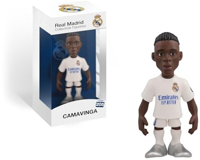 MINIX Collectible Figurine MN18390 Camavinga Real Madrid, Collezionabili da 12 cm per esposizione, idea regalo per bambini e adulti, fan di calcio