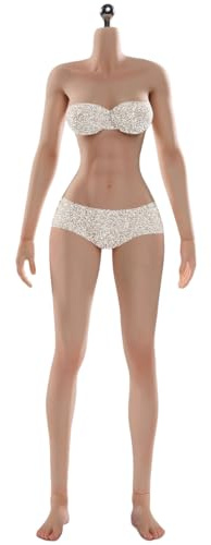 HIPLAY VERYCOOL Kvinnlig Sömlös VCD-01A Artikulerad Silikon Medium-Byst Rosa-Vit Hud Avtagbara Fötter 1/6 Skala Actionfigur Kropp