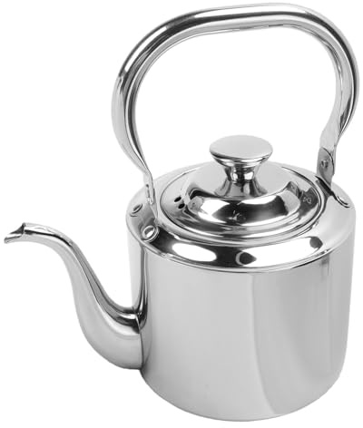 Tangxi Tekokare med Spis med Infusionsenhet Elegant Design för Tebryggning och Kokning 304 Rostfritt Stål 1 Enhet (1,5 L)