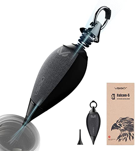 VSGO Blasebalg Reinigung von Objektiv mit Staubfilter Zwei austauschbare kurze lange Düsen für die CCD-CMOS-Reinigung des Kameraobjektivsensors