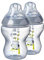 2 x Tommee Tippee 260ml Closer to Nature, BPA-Free, Anti-Colic Baby Bottle with Breast Like Silicone Teat for Baby, Child, Newborn & Toddler for Drinking Juice, Milk & Water - 0+ Months