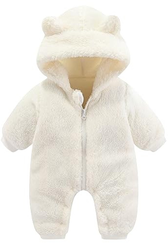 Baby Fleece Overall Winter 0-3 Monate Schwarz Strampler 56-62 Neugeborene Winterkleidung 1 Jahr Jumpsuit Mädchen