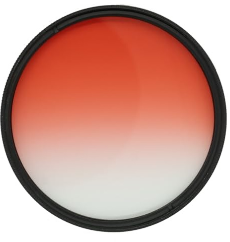 Pro Glass 72 mm HD MC Verlaufsfilter Rot für Sony FE 70–200 mm F4 G OSS II Teleobjektiv (SEL70200G2) – 72 mm Rotfilter, 72 mm Rotfilter