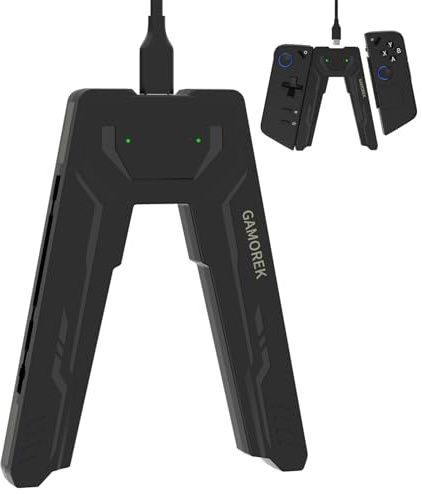 Ladegriff für Legion Go Controller: Spielen während des Aufladens, tragbares Legion Go Controller-Ladegerät mit Indikatoren
