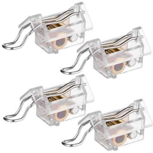 Alipis 4pcs Venetian Blind Cord Lock Mechanism with Pom Fittings | Blind Accessory Smooth Surface , Lightweight Build , Not Easy to Break or Deform , Practical for Shutter Use