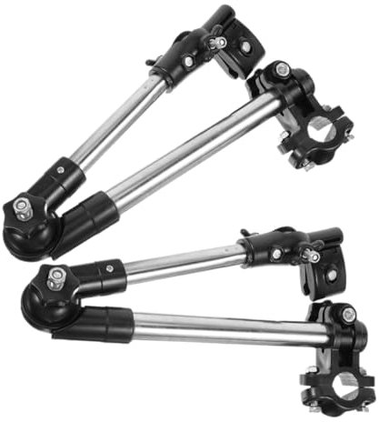 Kisangel Umbrella Rack Holder 2pcs Bike Umbrella Mount Stroller Parasol for Pram Outdoor Strong Stainless Steel