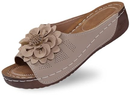 Generico Ciabatte Ortopediche Donna Estivi,Nuvole Sandalo Estivi Eleganti Comode Spiaggia Slip on Espadrillas Sandali Pantofole Piscina da Casa Primaverili e Estate