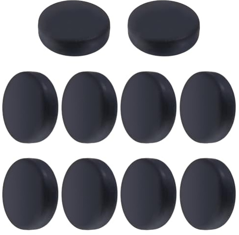 OLYCRAFT - Juego de 10 fundas de botón para vaqueros, color negro, para vaqueros, 18 mm, botón de TPU, fundas de botones camisa, fundas Aviod, camisa agujeros, kit de costura de reemplazo de camisas