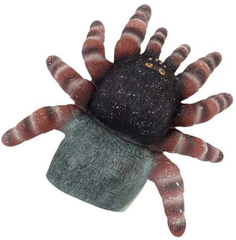 Títere De Mano De Araña | Marionetas De Mano Araña para Cuentacuentos - Juguete Interactivo Halloween para Aula Preescolar Guardería Diversión Familiar