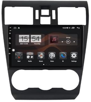 Autoradio Double DIN pour Subaru Forester 2013-2014, écran 9 Pouces, système stéréo Android 13 avec CarPlay et Android Auto, Radio numérique Dab/FM/AM RDS, Bluetooth 5.0, Navigation GPS, cam