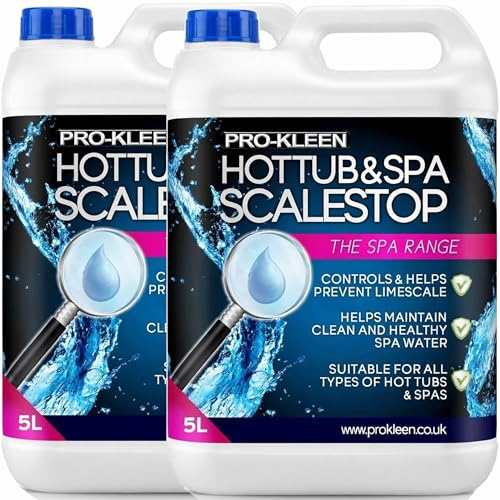 10L of Pro-Kleen ScaleStop Hot Tub & Spa Descaler - Limescale Removal & Prevention Inhibitor