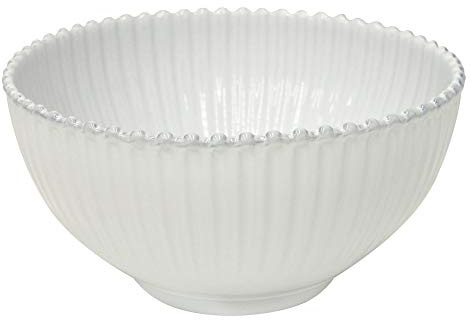 Costa Nova, Pearl colección, Vajilla elegante, gres, Ensaladera, blanco, 27 cm