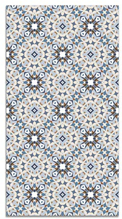 Panorama Vinylteppich - Modell Orientalische Type Blaue Hydraulik - 60x110 cm - Verschiedene Größen - Deko Küche, Läufer und Outdoor