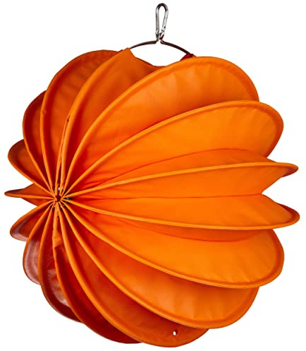 Lampion Barlooon I Wetterfester Lampion I Garten und Terrasse Outdoor Aussen I Handarbeit aus Deutschland (orange, Ø 50 cm)