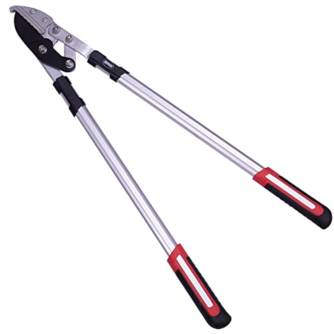 Amig - Cisaille de Taille à Deux Mains | Manche en Aluminium et Lame avec Revêtement en Téflon | 76 cm | Coupe Enclume | Capacité de Coupe de 45 mm | Pour les Branches Sèches et Dures