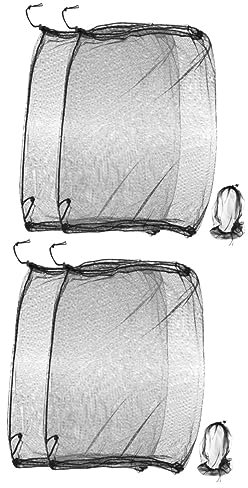 Toddmomy Lot de 2 Filets pour Chapeaux Portables pour Chapeaux D'extérieur Et Confortables 2 Pièces