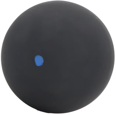 VGEBY Squashbälle, 39 Mm, Hervorragende Sprungkraft, Einzelner Blauer Punkt, Gummi-Squashball für Wettkampftraining