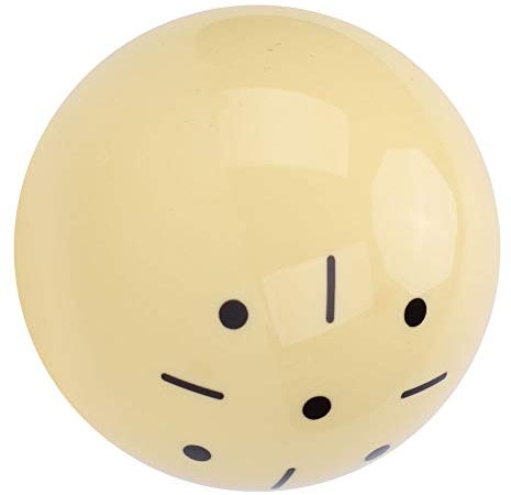 Harz-Trainingsball – Kollisionsresistenz – Stärken Sie das Training – Geeignet für Schläger – 1 X Trainingsball, Geeignet für Hohe und Mittlere Schläger (Britischer Snooker 52.5MM)
