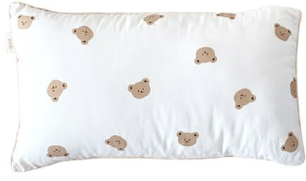 DIMITU Kinderkissen, bedruckt, Tiermuster, Baumwolle, Kissen für Neugeborene, atmungsaktiver Kissenbezug