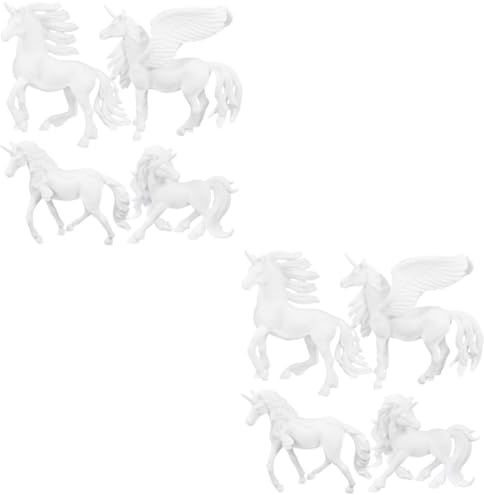 Milisten 8stücke Einhorn Malset Kreative Miniatur Figuren Malen Für Kindergeburtstage Bastelprojekte Und Kreative Spielaktivitäten Fördert Farbenlernen Und Fantasie