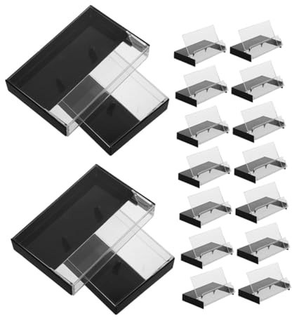 VICASKY Porta Cassette Musicali Organizer per 20 Pezzi in Plastica Design Vintage Custodia Protettiva per Cassette Audio per Conservazione e Esposizione