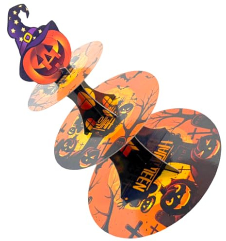Multilevel Holiday Dessert Holders For Halloween Treats Feature Haunting House Parties Decoration Accent Festival Tableware Decors