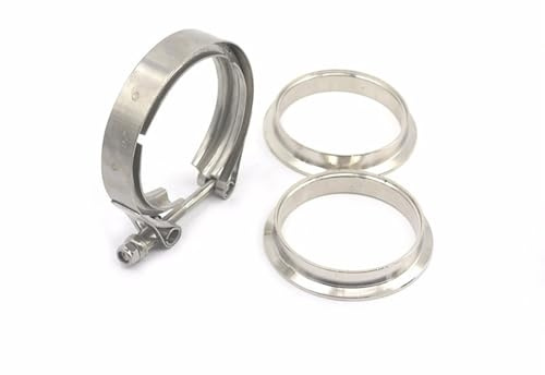 Morsetto a V in acciaio inossidabile 304 da 2 2,25,5 3 Pollici V-band .5 3 Flangia di scarico Kit morsetti a turbo 76 mm