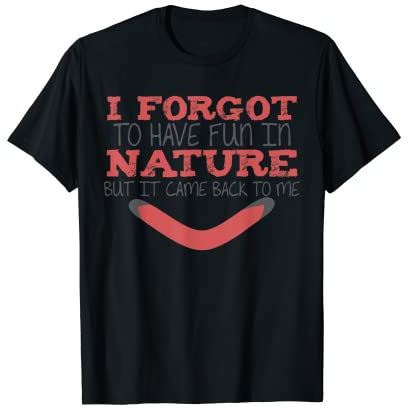 Wurfsport Boomerang Witz Spruch Bumerange Bumerang T-Shirt