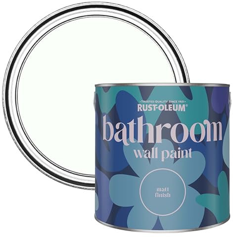 Rust-Oleum White Water-Resistant Bathroom Wall & Ceiling Paint - Apple Blossom 2.5L
