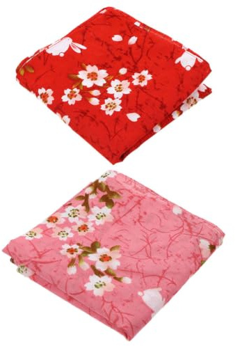Hoement Japanisches Bento Packtuch Aus Baumwolle 19.70X19.70 Zoll Lunchbox Wickeltuch Für Bento Box Geschenk Camping Büro 2 Stück