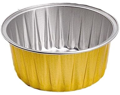 10 Uds 130 ml de papel de aluminio desechables moldes para hornear magdalenas mousse pastel Geb K5k6 Pudín tazas tapas con taza de postre pastel